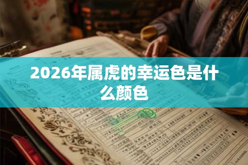 2026年属虎的幸运色是什么颜色