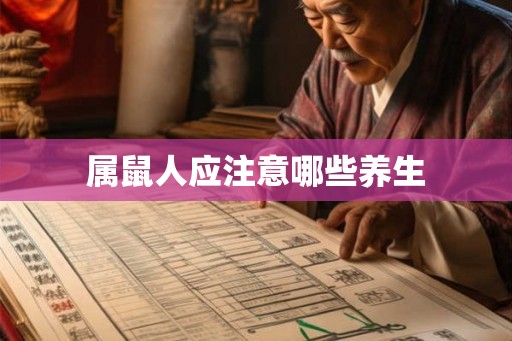 属鼠人应注意哪些养生
