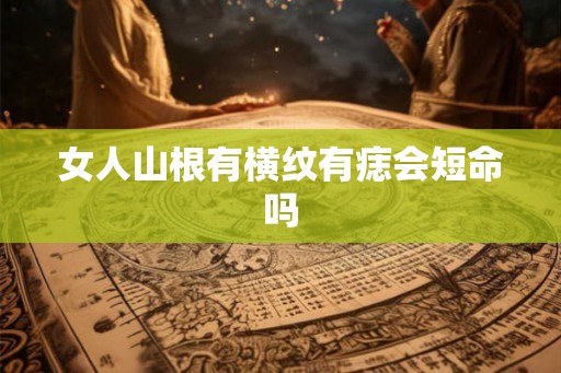 女人山根有横纹有痣会短命吗