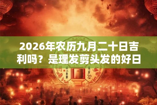 2026年农历九月二十日吉利吗？是理发剪头发的好日子吗？