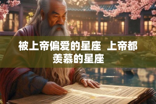 被上帝偏爱的星座  上帝都羡慕的星座