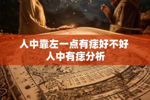 人中靠左一点有痣好不好 人中有痣分析