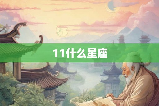 11什么星座