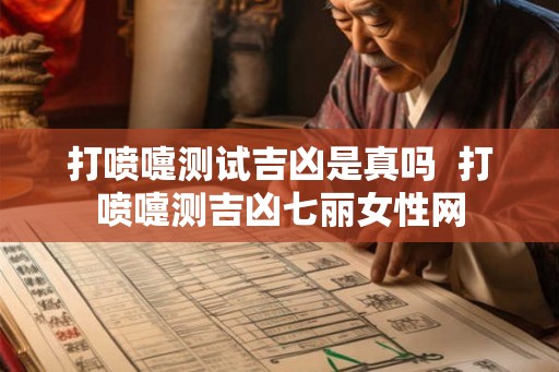 打喷嚏测试吉凶是真吗 打喷嚏测吉凶七丽女性网 打喷嚏测试吉凶是真吗 打喷嚏测吉凶七丽女性网