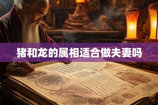 猪和龙的属相适合做夫妻吗