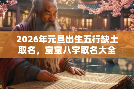 2026年元旦出生五行缺土取名，宝宝八字取名大全