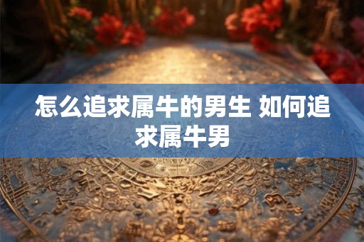 怎么追求属牛的男生 如何追求属牛男 怎么追求属牛的男生 如何追求属牛男