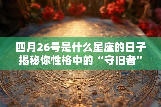 四月26号是什么星座的日子揭秘你性格中的“守旧者”
