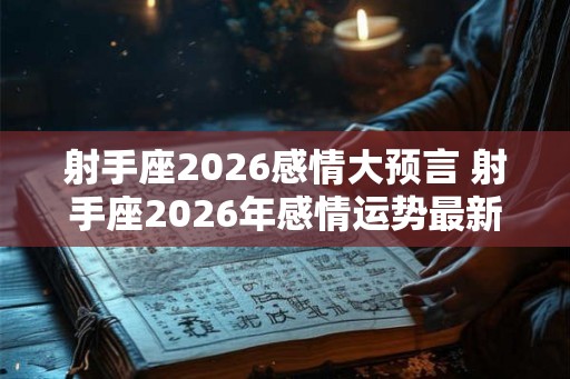 射手座2026感情大预言 射手座2026年感情运势最新分析