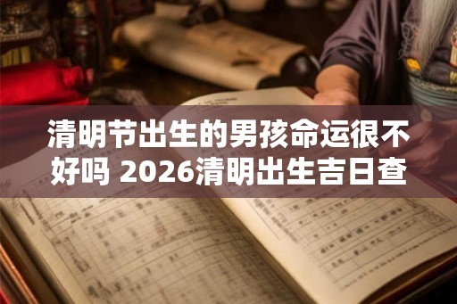 清明节出生的男孩命运很不好吗 2026清明出生吉日查询
