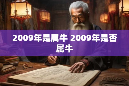 2009年是属牛 2009年是否属牛