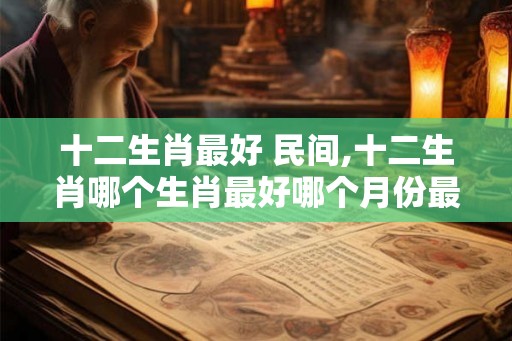 十二生肖最好 民间,十二生肖哪个生肖最好哪个月份最好