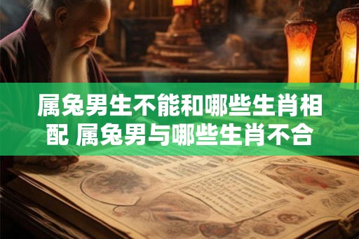 属兔男生不能和哪些生肖相配 属兔男与哪些生肖不合适