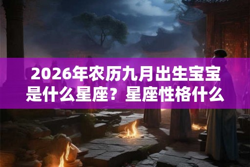 2026年农历九月出生宝宝是什么星座？星座性格什么样？