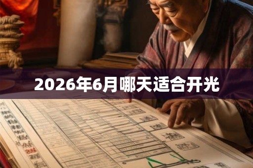 2026年6月哪天适合开光