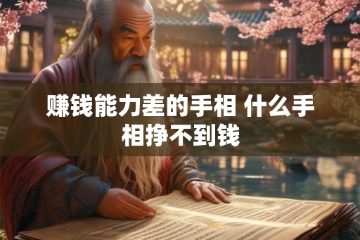 赚钱能力差的手相 什么手相挣不到钱