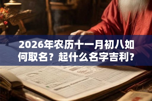 2026年农历十一月初八如何取名？起什么名字吉利？