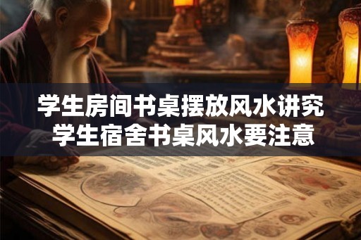 学生房间书桌摆放风水讲究 学生宿舍书桌风水要注意吗 学生房间书桌摆放风水讲究 学生宿舍书桌风水要注意吗