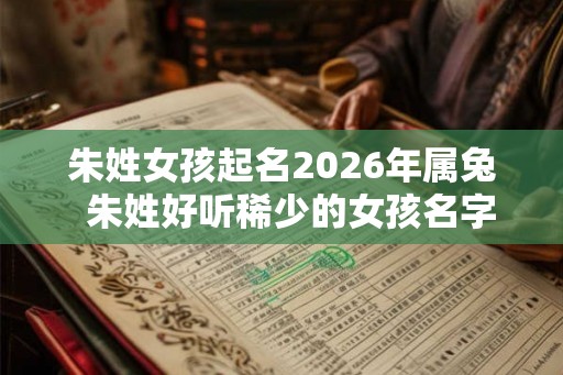 朱姓女孩起名2026年属兔  朱姓好听稀少的女孩名字属兔