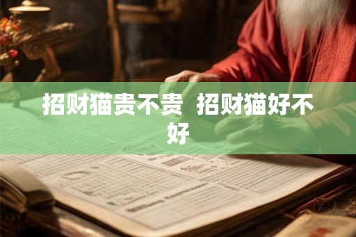 招财猫贵不贵  招财猫好不好