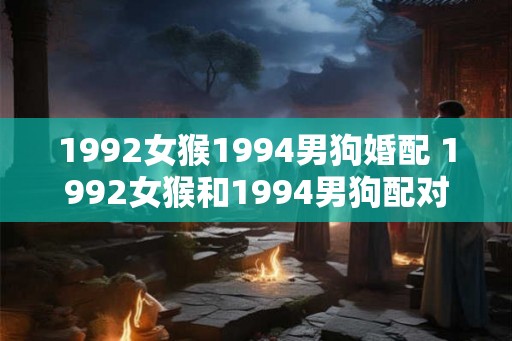 1992女猴1994男狗婚配 1992女猴和1994男狗配对合适吗