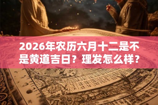 2026年农历六月十二是不是黄道吉日？理发怎么样？