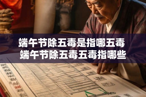 端午节除五毒是指哪五毒 端午节除五毒五毒指哪些