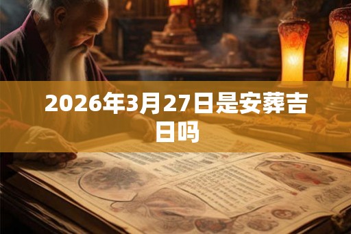 2026年3月27日是安葬吉日吗
