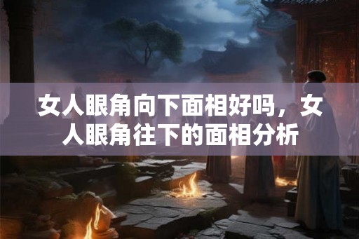 女人眼角向下面相好吗，女人眼角往下的面相分析