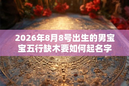 2026年8月8号出生的男宝宝五行缺木要如何起名字