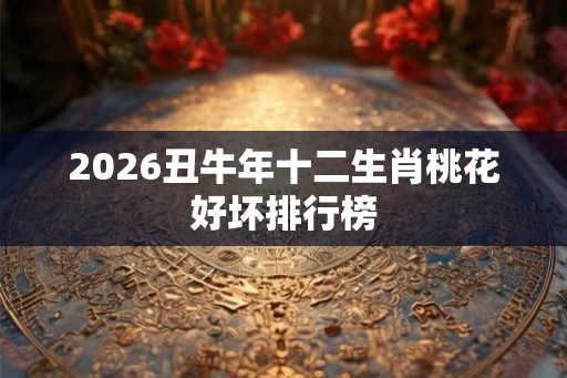 2026丑牛年十二生肖桃花好坏排行榜 2026丑牛年十二生肖桃花好坏排行榜