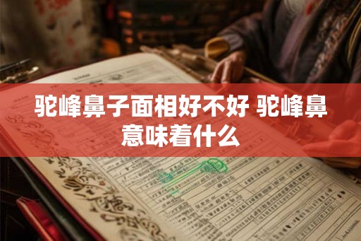 驼峰鼻子面相好不好 驼峰鼻意味着什么