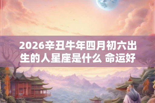 2026辛丑牛年四月初六出生的人星座是什么 命运好不好 2026辛丑牛年四月初六出生的人星座是什么 命运好不好