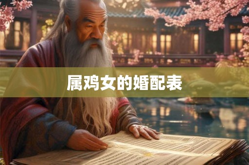 属鸡女的婚配表
