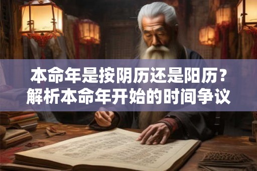 本命年是按阴历还是阳历？解析本命年开始的时间争议