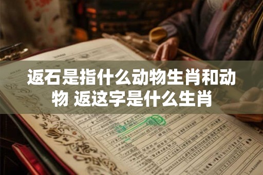返石是指什么动物生肖和动物 返这字是什么生肖