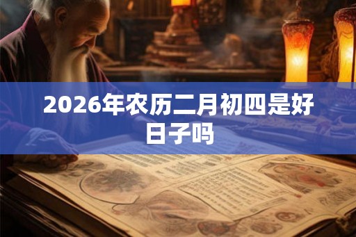 2026年农历二月初四是好日子吗