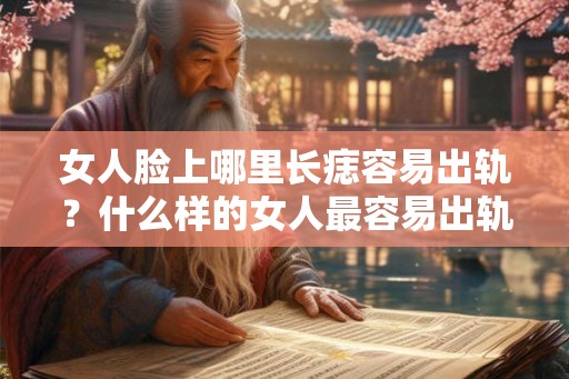 女人脸上哪里长痣容易出轨？什么样的女人最容易出轨了？