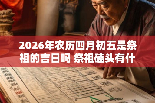 2026年农历四月初五是祭祖的吉日吗 祭祖磕头有什么讲究