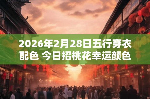 2026年2月28日五行穿衣配色 今日招桃花幸运颜色