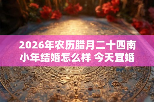 2026年农历腊月二十四南小年结婚怎么样 今天宜婚嫁吗