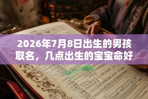 2026年7月8日出生的男孩取名，几点出生的宝宝命好？