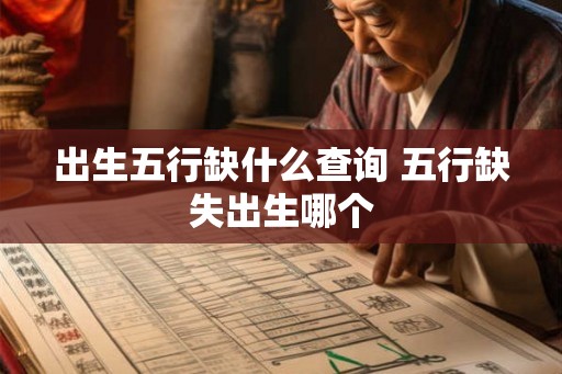 出生五行缺什么查询 五行缺失出生哪个 出生五行缺什么查询 五行缺失出生哪个
