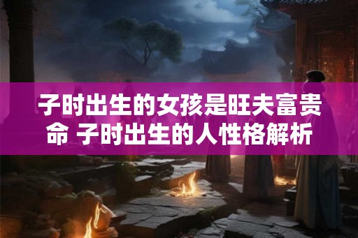 子时出生的女孩是旺夫富贵命 子时出生的人性格解析