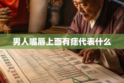 男人嘴唇上面有痣代表什么 男人嘴唇上面有痣代表什么