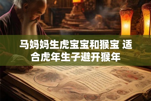 马妈妈生虎宝宝和猴宝 适合虎年生子避开猴年