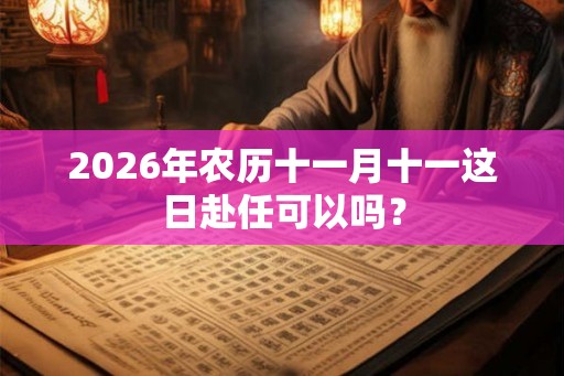 2026年农历十一月十一这日赴任可以吗？