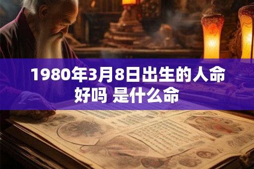 1980年3月8日出生的人命好吗 是什么命