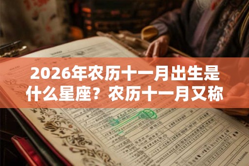 2026年农历十一月出生是什么星座？农历十一月又称什么月？