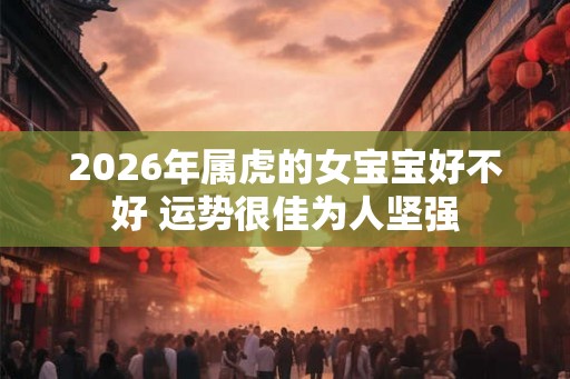 2026年属虎的女宝宝好不好 运势很佳为人坚强